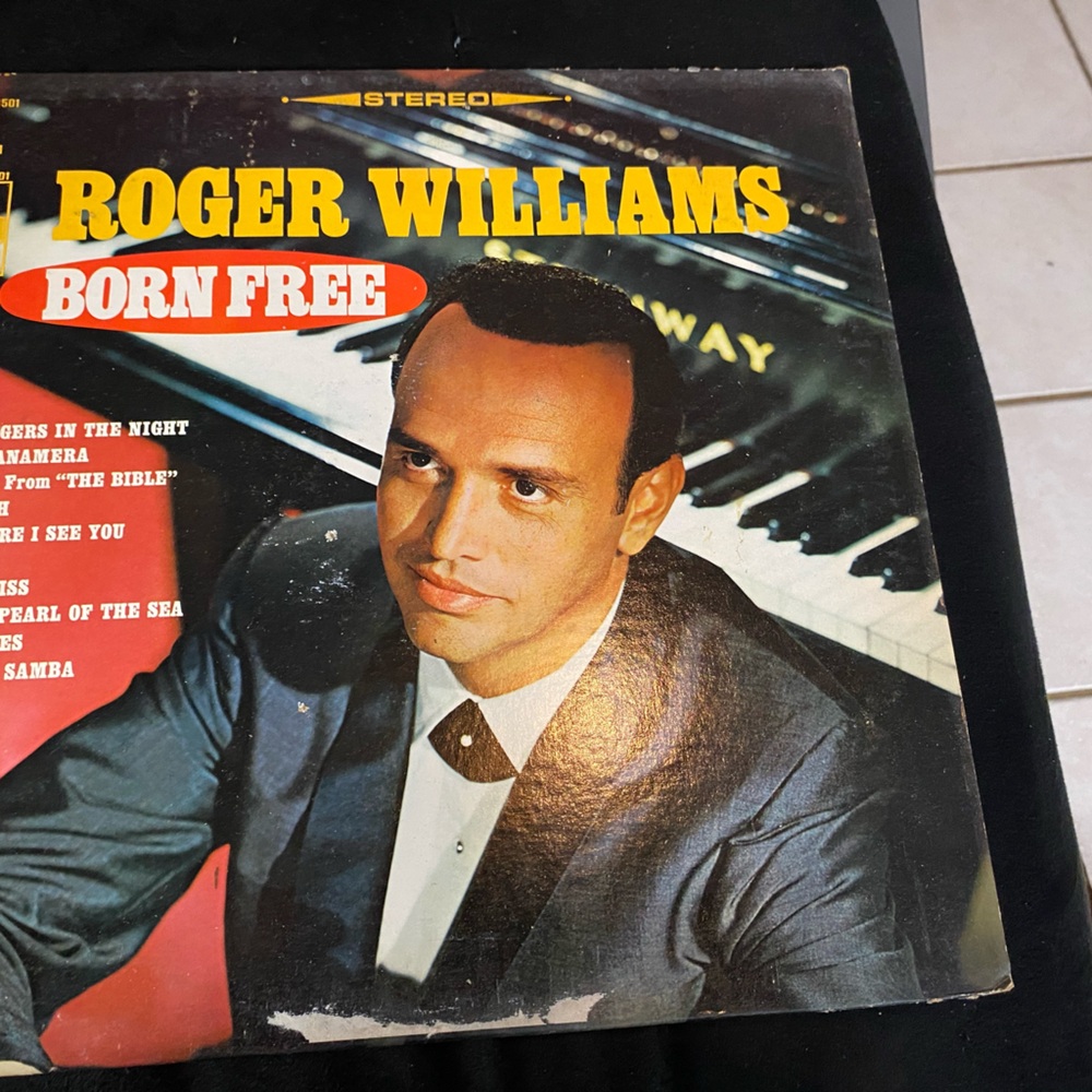 "Born Free" Vintage Vinyl Album - Blue Cover